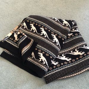 ModCloth Dino knit blanket